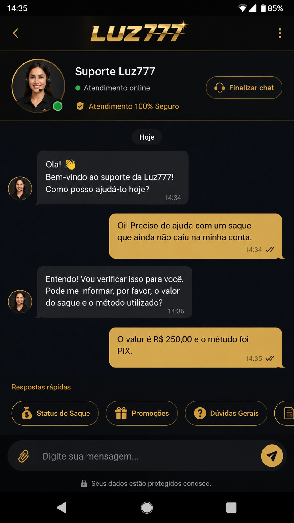 luz777 screenshot