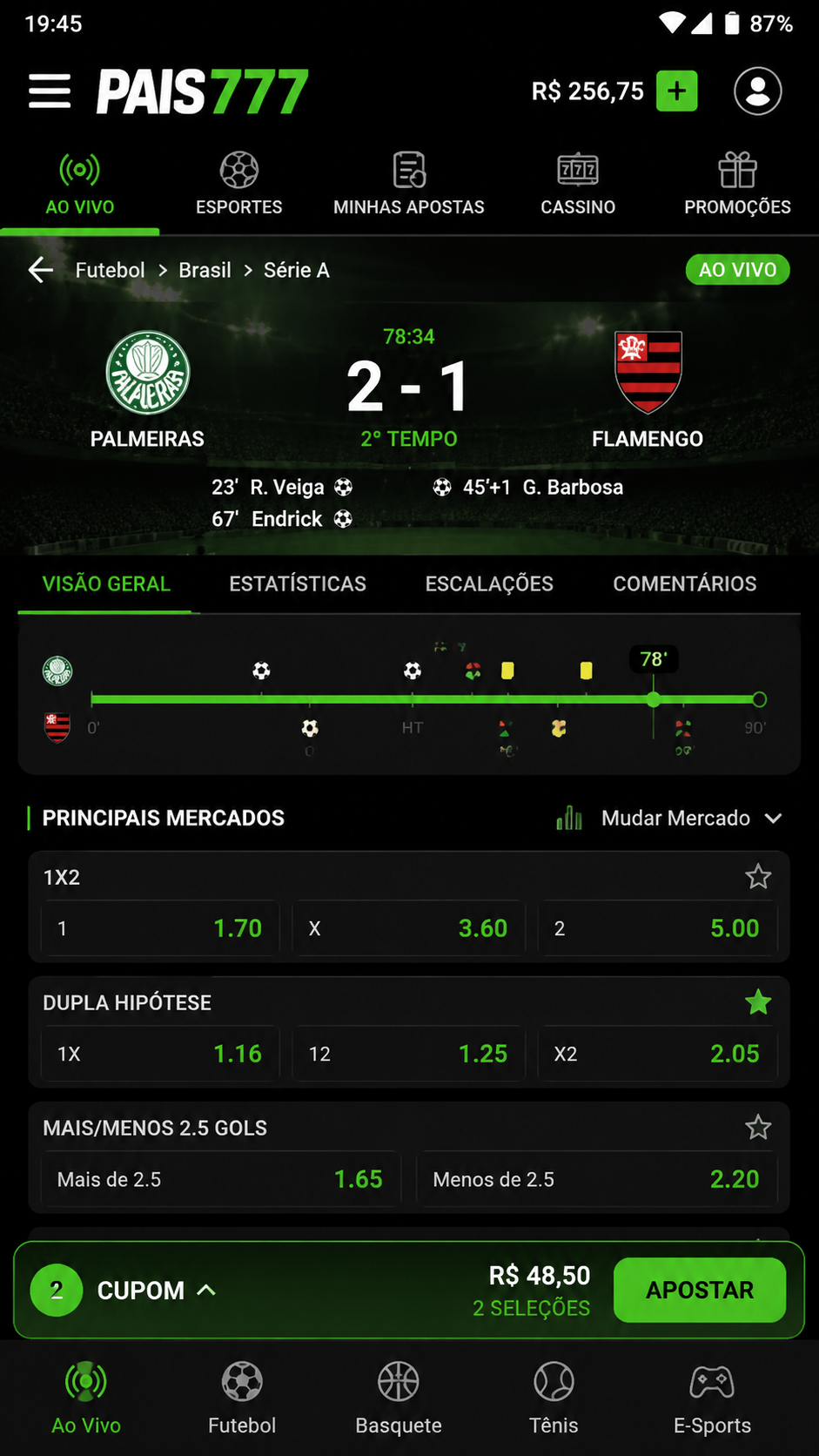 pais777 screenshot