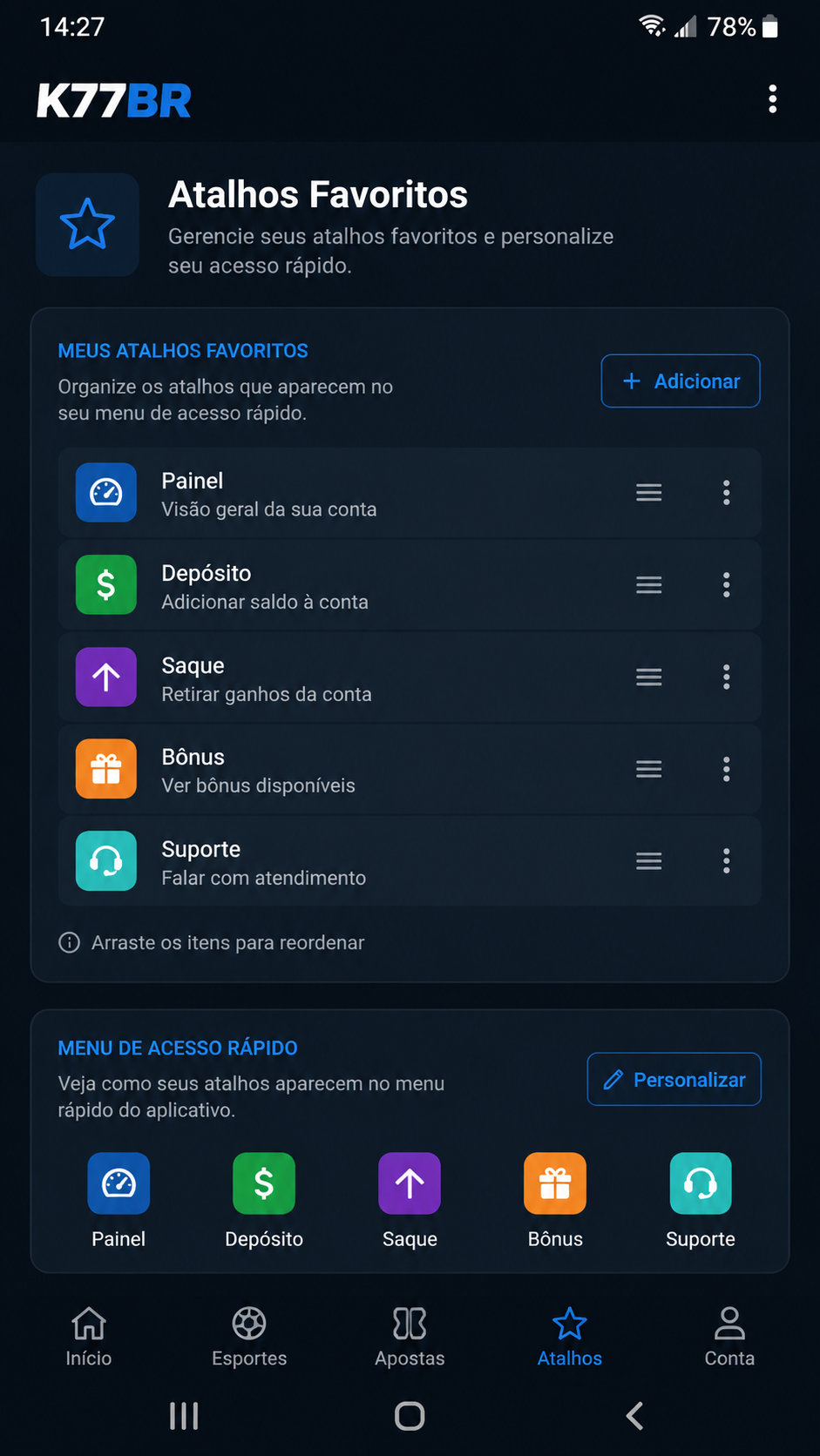 k77br screenshot