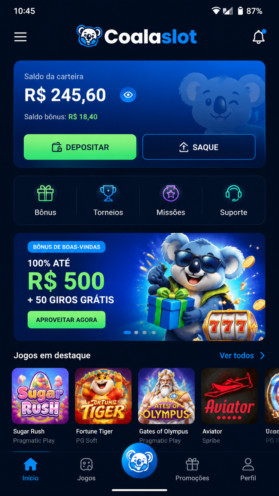 coalaslot screenshot