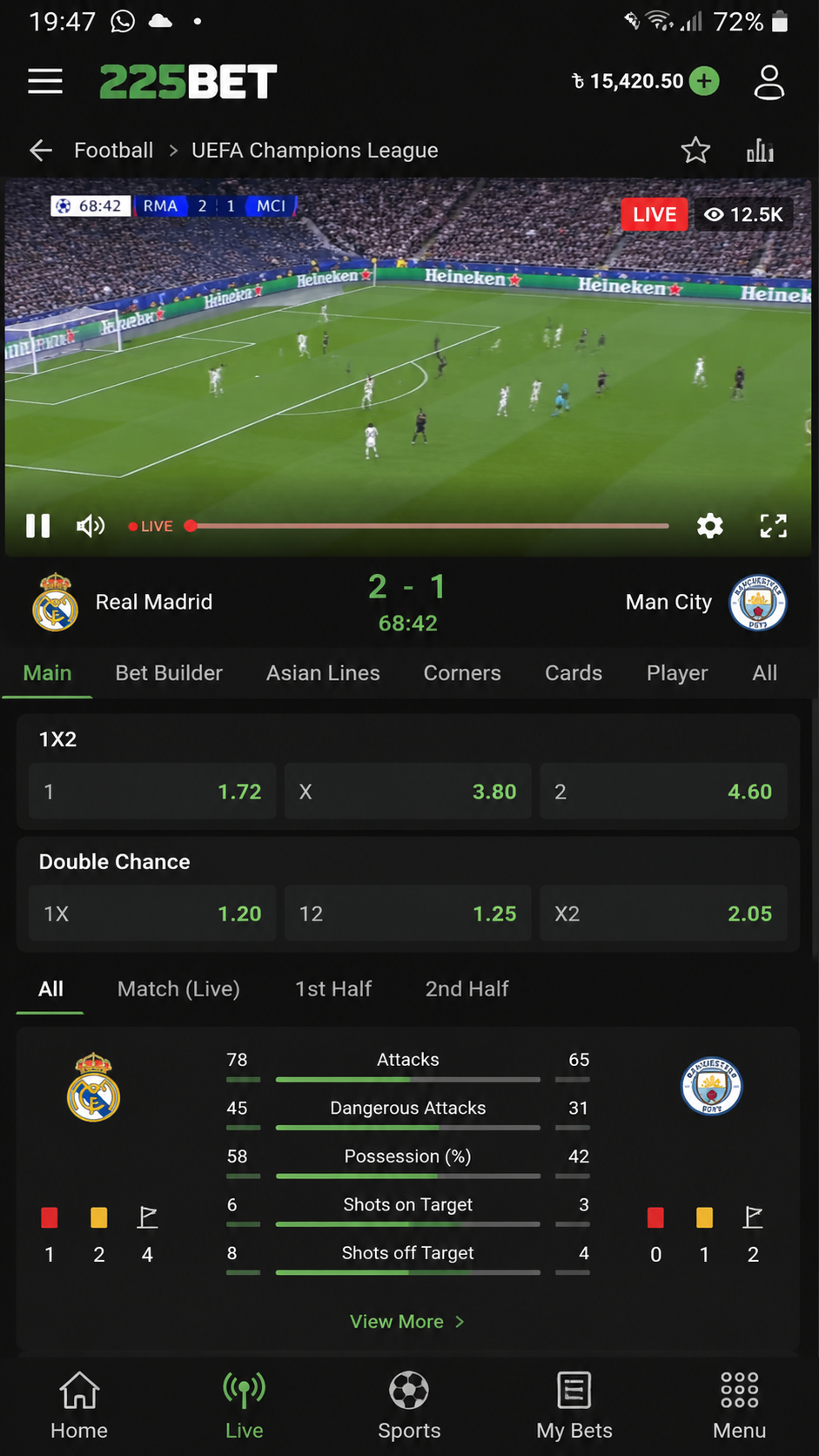 225bet screenshot
